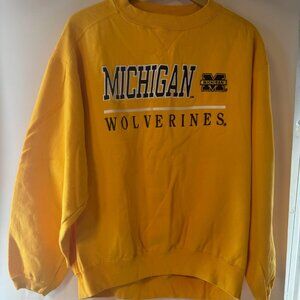 University Of Michigan Wolverines Vintage Collectible Sweatshirt Size Large